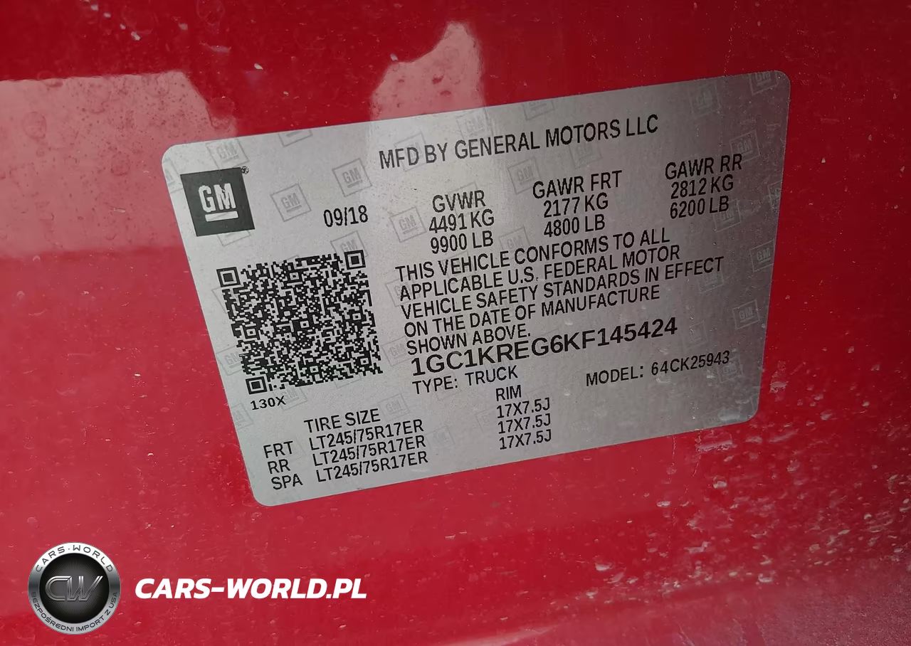 2019 Chevrolet Silverado 2500Hd Wt VIN:1GC1KREG6KF145424 - 9