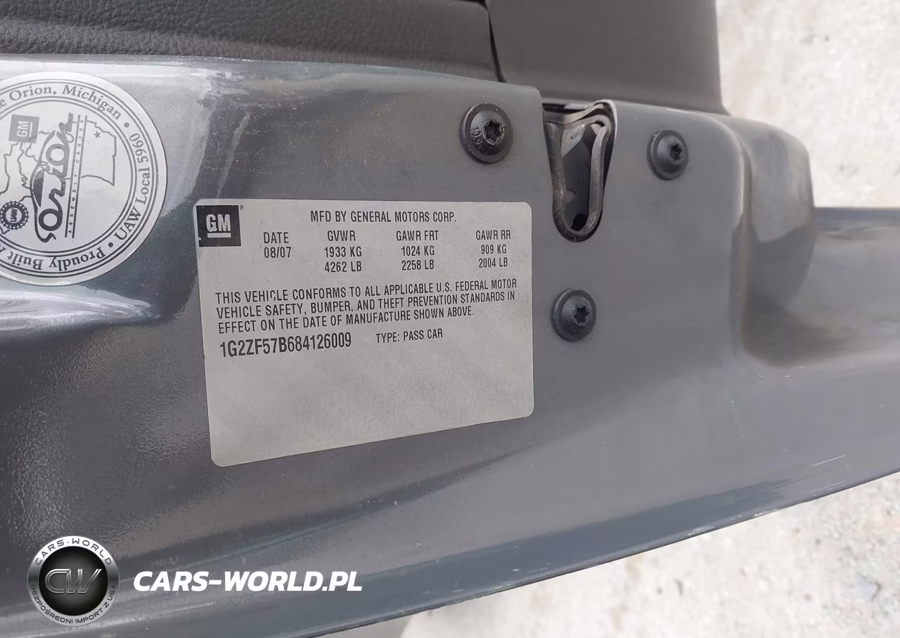 2008 Pontiac G6 Value Leader VIN:1G2ZF57B684126009 - 9