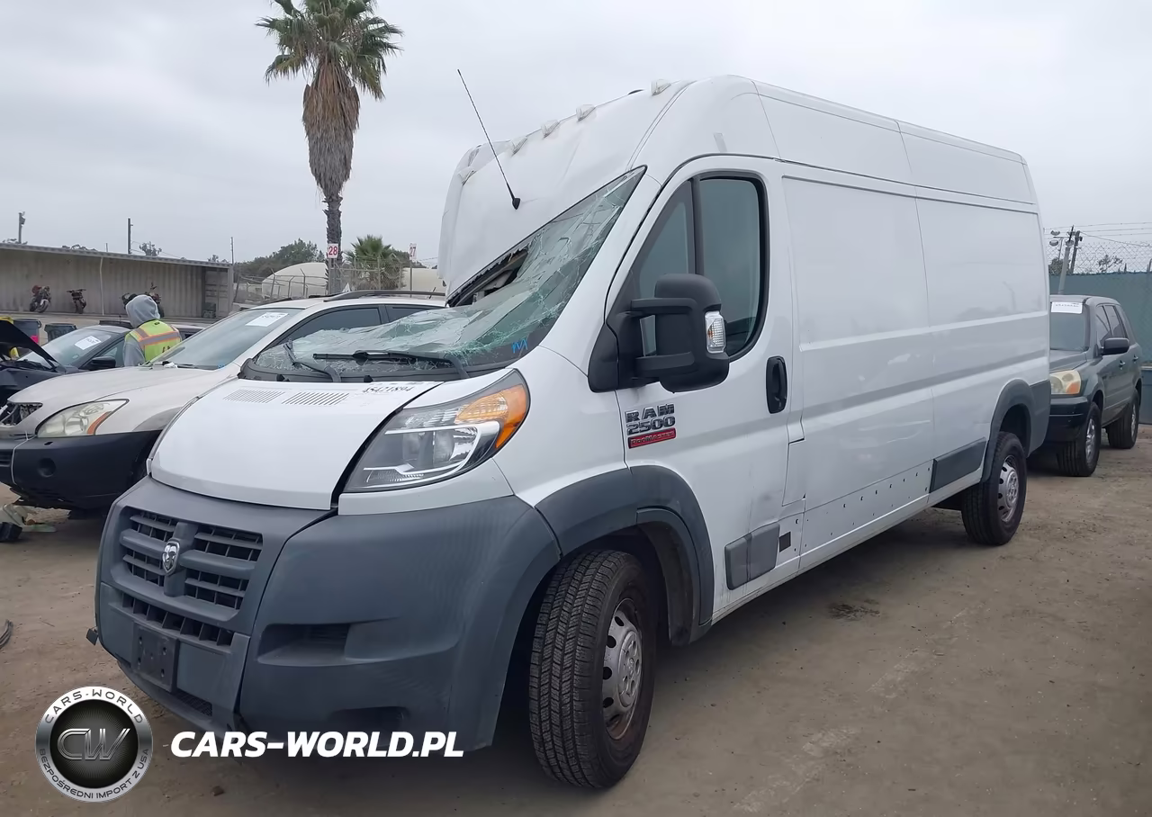2017 Ram Promaster 2500 High Roof 159 Wb VIN:3C6TRVDGXHE550730 - 2