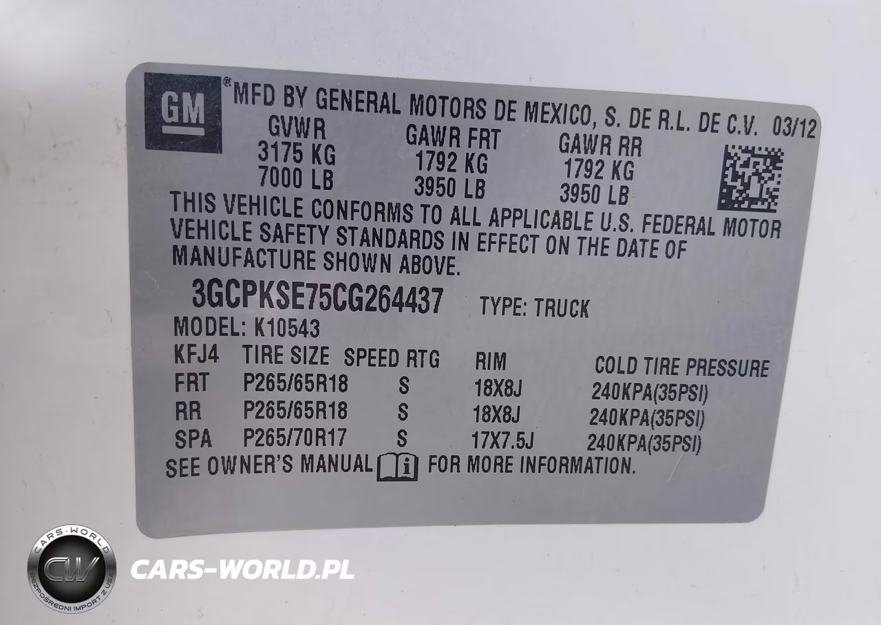 2012 Chevrolet Silverado 1500 Lt VIN:3GCPKSE75CG264437 - 9