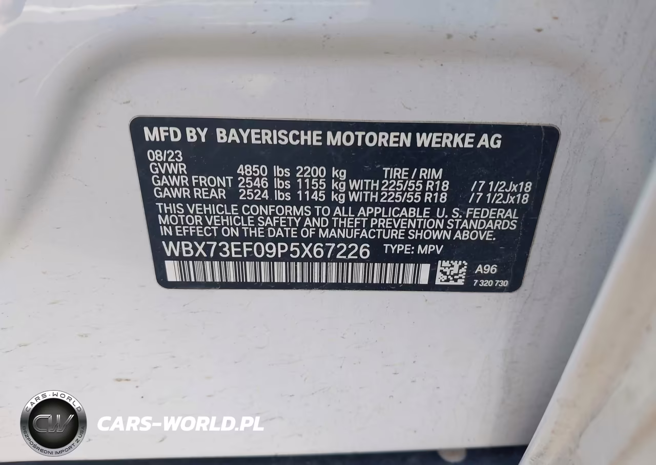 2023 BMW X1 xDrive28I VIN:WBX73EF09P5X67226 - 9