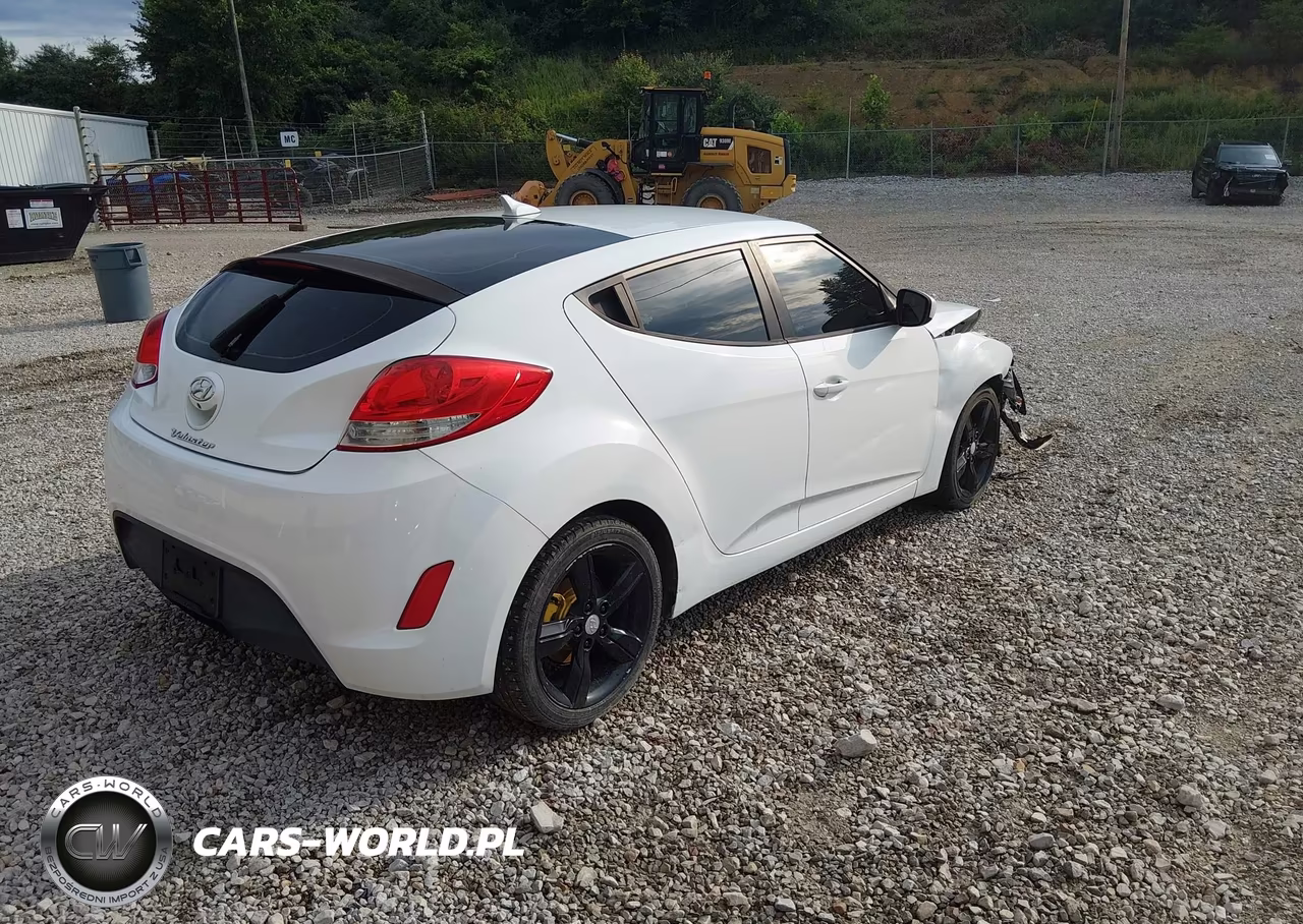 2014 Hyundai Veloster Base W-Black VIN:KMHTC6AD9EU182849 - 4