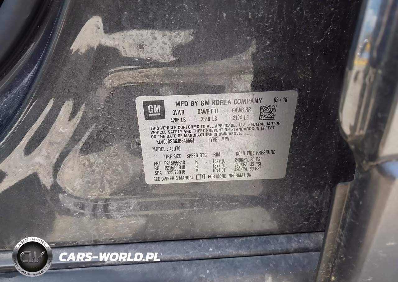 2018 Buick Encore VIN:KL4CJBSB6JB646664 - 9