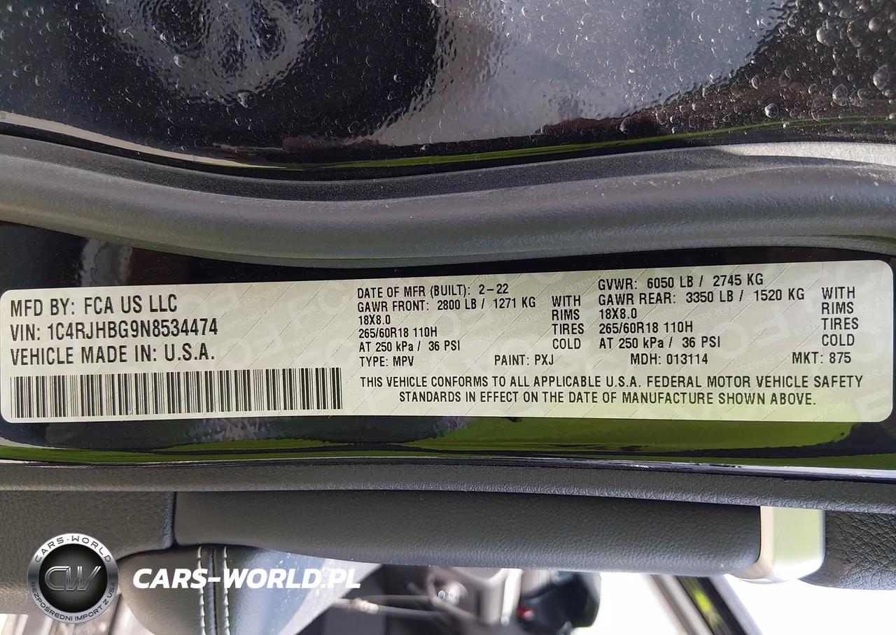 2022 Jeep Grand Cherokee Limited 4X4 VIN:1C4RJHBG9N8534474 - 9