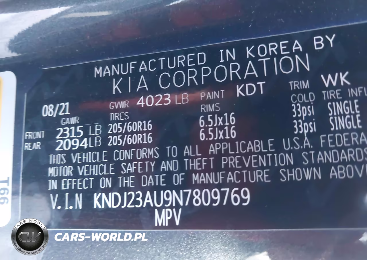 2022 Kia Soul Lx VIN:KNDJ23AU9N7809769 - 9