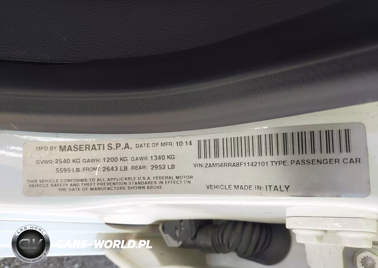 2015 Maserati Quattroporte S Q4 VIN:ZAM56RRA8F1142101 - 9