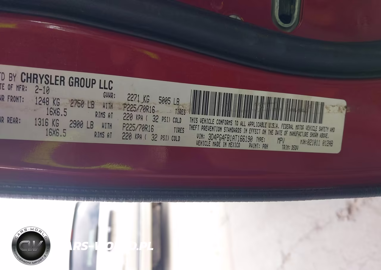 2010 Dodge Journey Se VIN:3D4PG4FB1AT166190 - 9