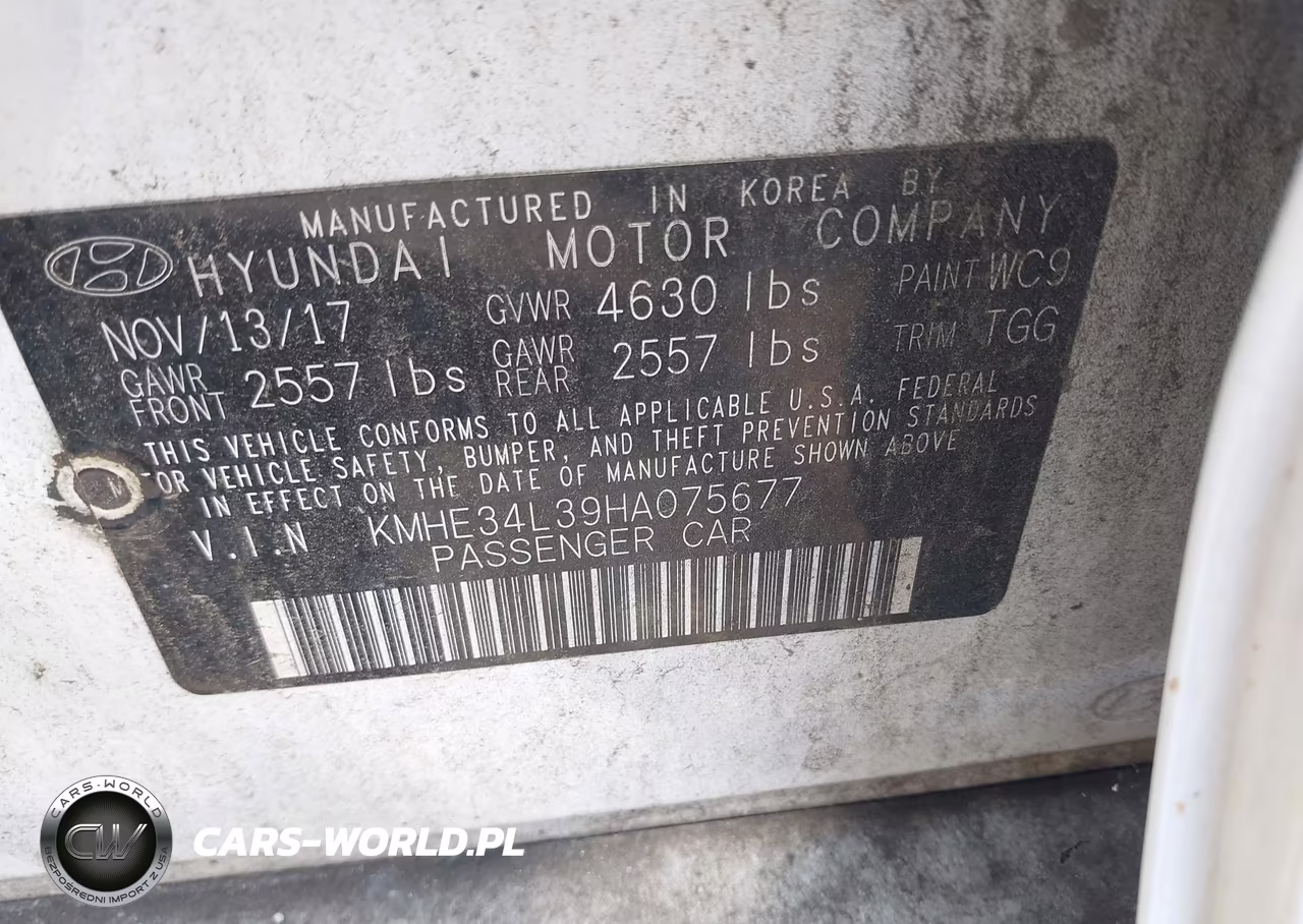2017 Hyundai Sonata Hybrid Limited VIN:KMHE34L39HA075677 - 9