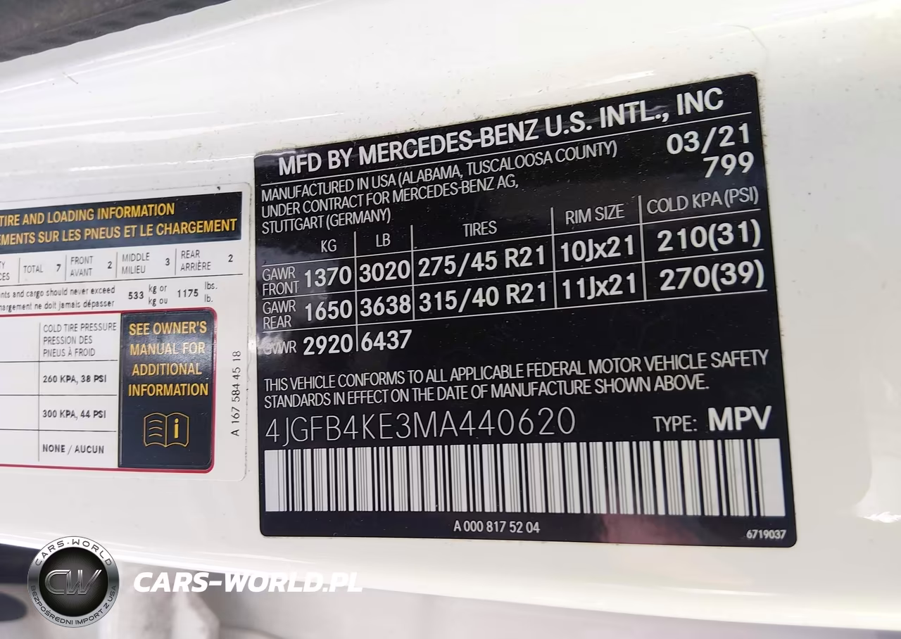 2021 Mercedes-Benz Gle 350 4Matic VIN:4JGFB4KE3MA440620 - 9