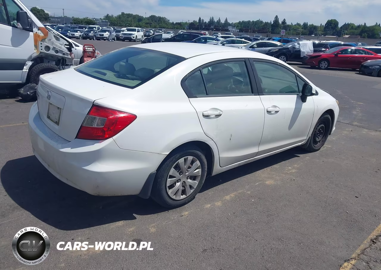 2012 Honda Civic Lx VIN:19XFB2F5XCE330775 - 4