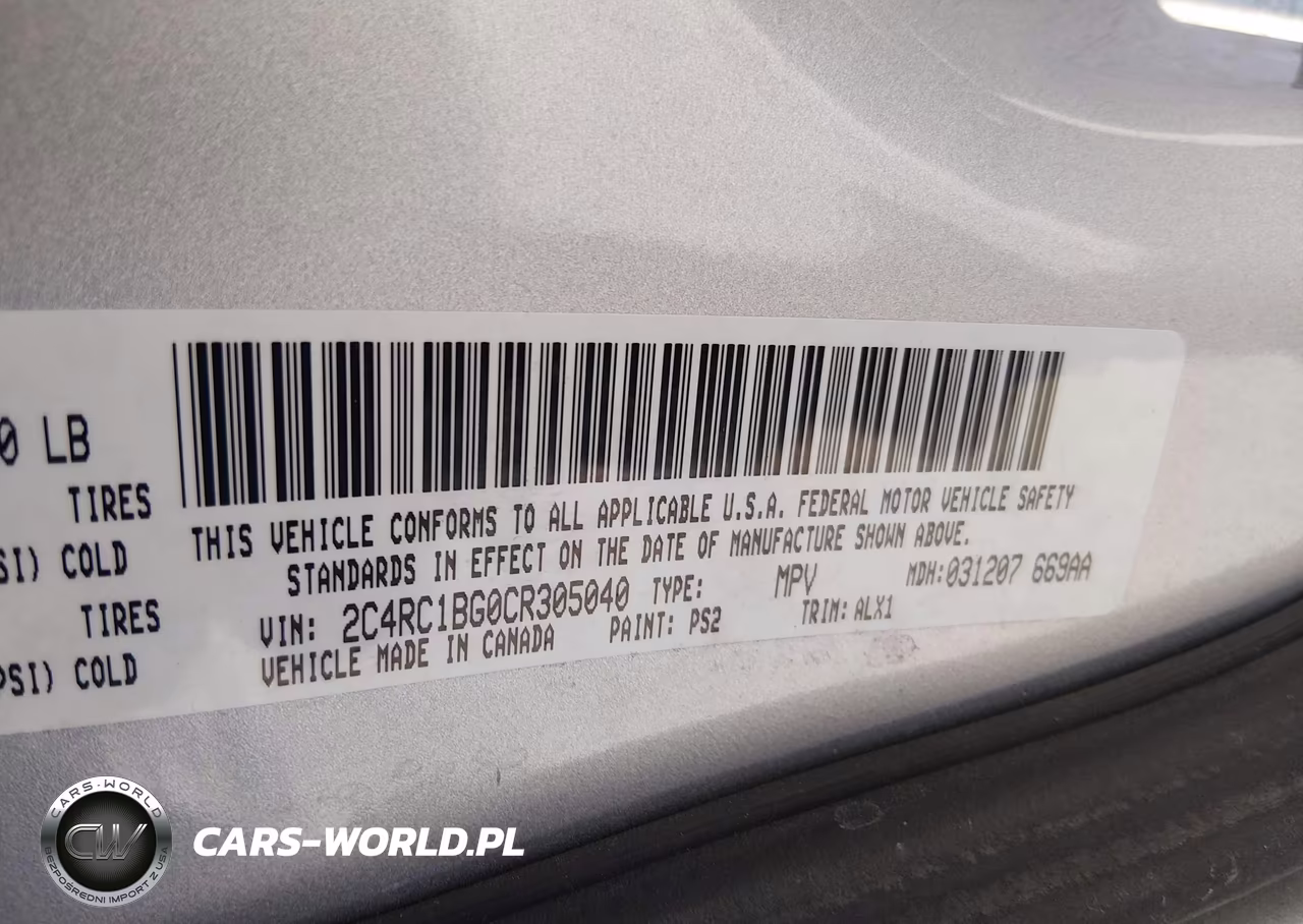 2012 Chrysler Town & Country Touring VIN:2C4RC1BG0CR305040 - 9