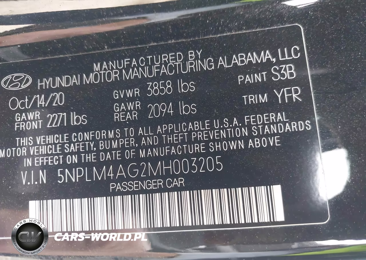 2021 Hyundai Elantra Sel VIN:5NPLM4AG2MH003205 - 9