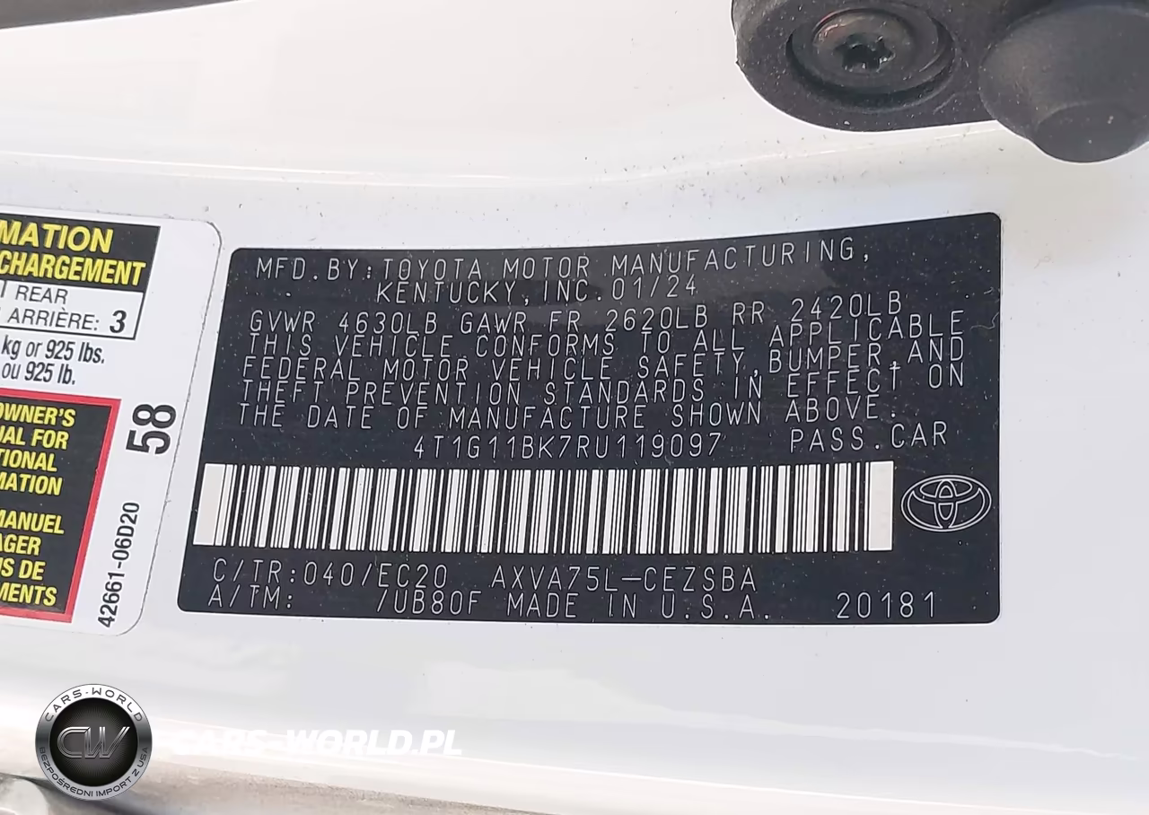 2024 Toyota Camry Se Nightshade VIN:4T1G11BK7RU119097 - 9