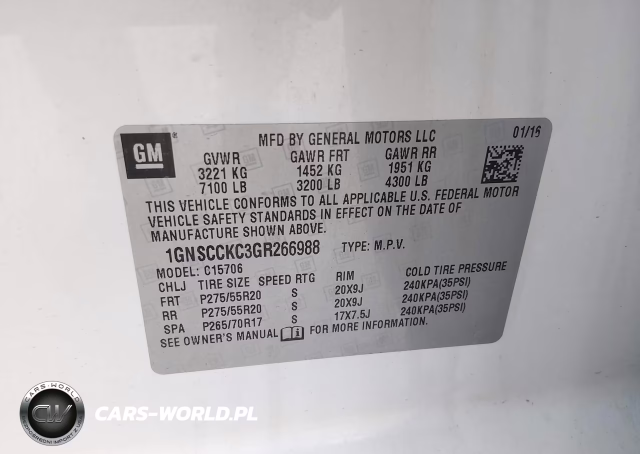 2016 Chevrolet Tahoe Ltz VIN:1GNSCCKC3GR266988 - 9