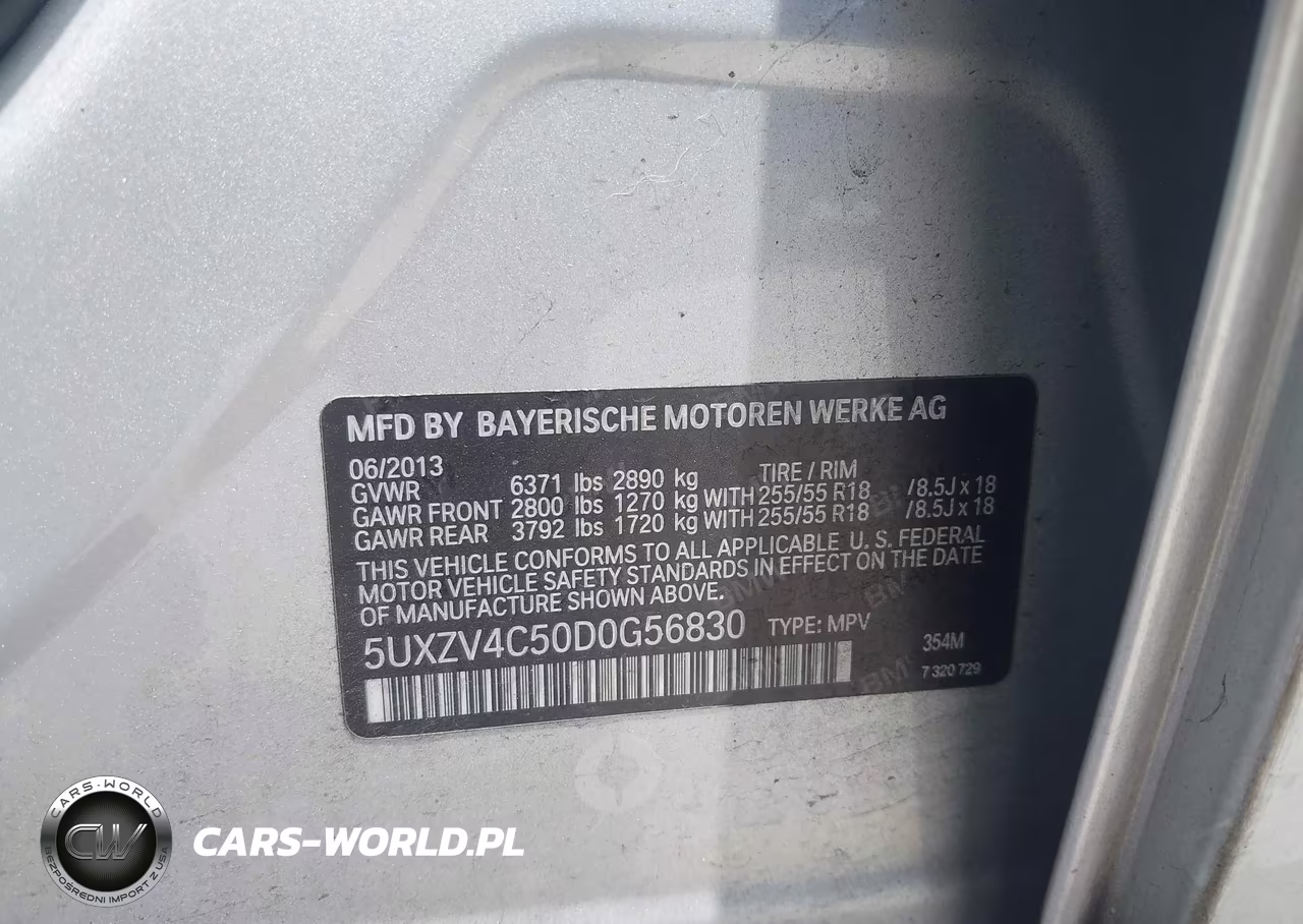 2013 BMW X5 xDrive35I-xDrive35I Premium-xDrive35I Sport Activity VIN:5UXZV4C50D0G56830 - 9