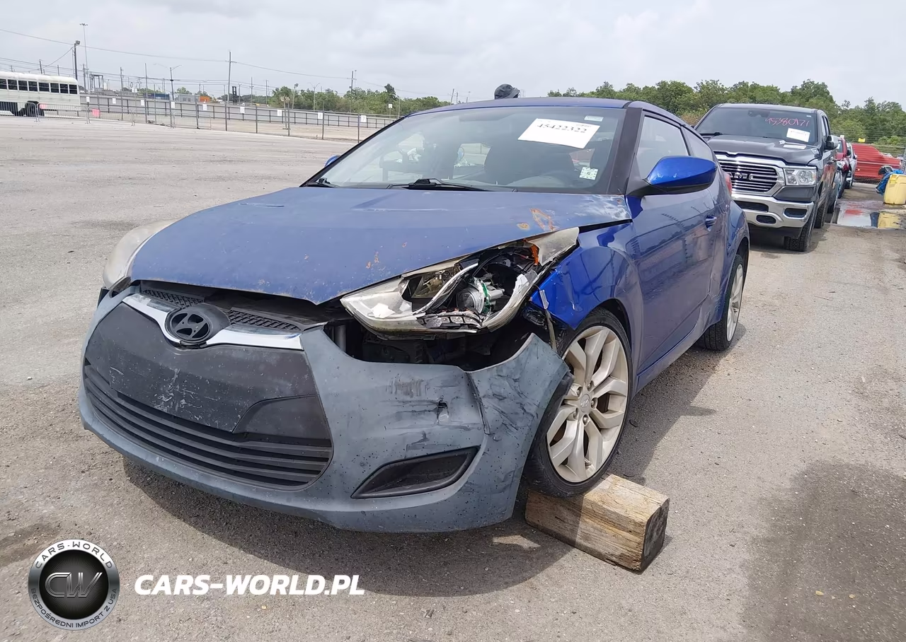 2012 Hyundai Veloster Base W-Black VIN:KMHTC6ADXCU072325 - 2