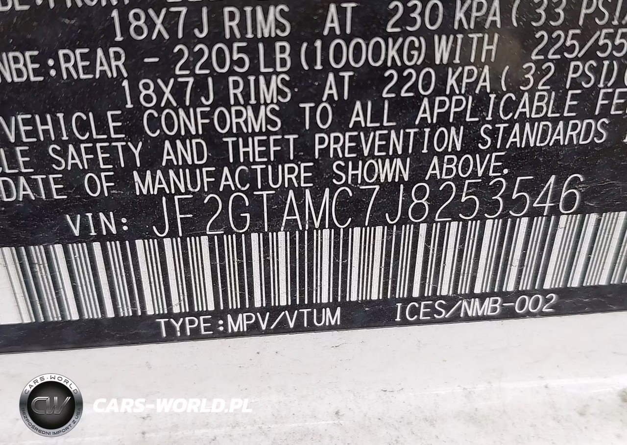 2018 Subaru Crosstrek 2.0I Limited VIN:JF2GTAMC7J8253546 - 9