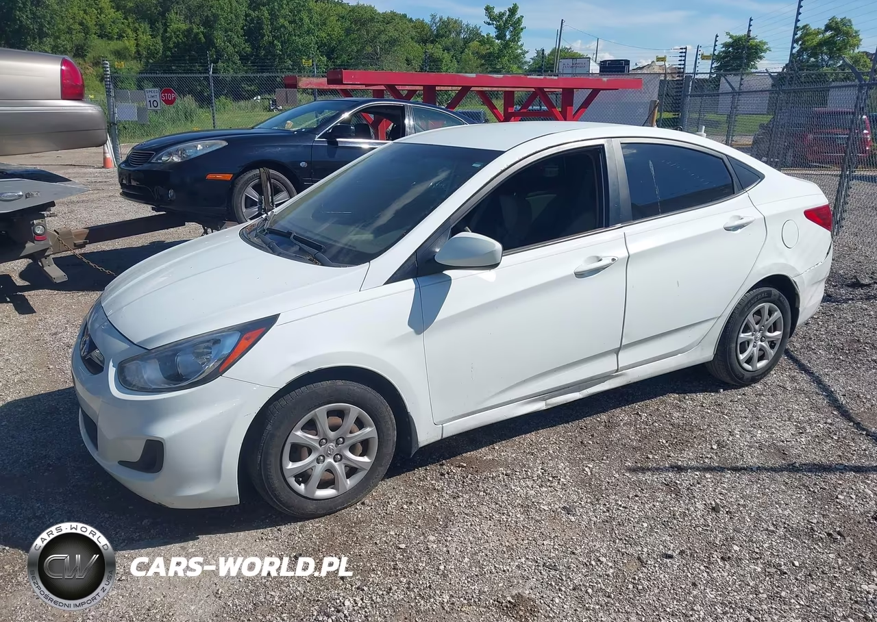 2012 Hyundai Accent Gls VIN:KMHCT4AE6CU208320 - 2