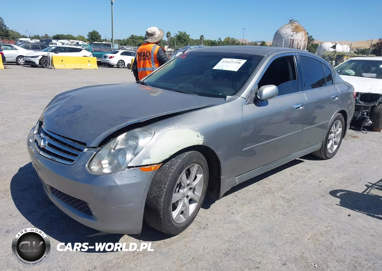 2006 Infiniti G35 VIN:JNKCV51E76M504485 - 2