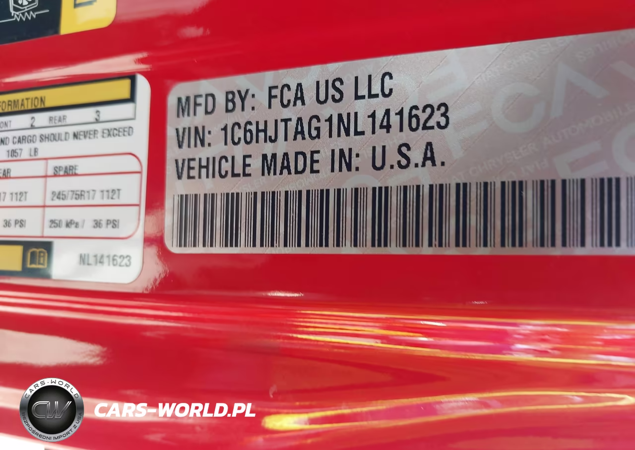 2022 Jeep Gladiator Altitude 4X4 VIN:1C6HJTAG1NL141623 - 9