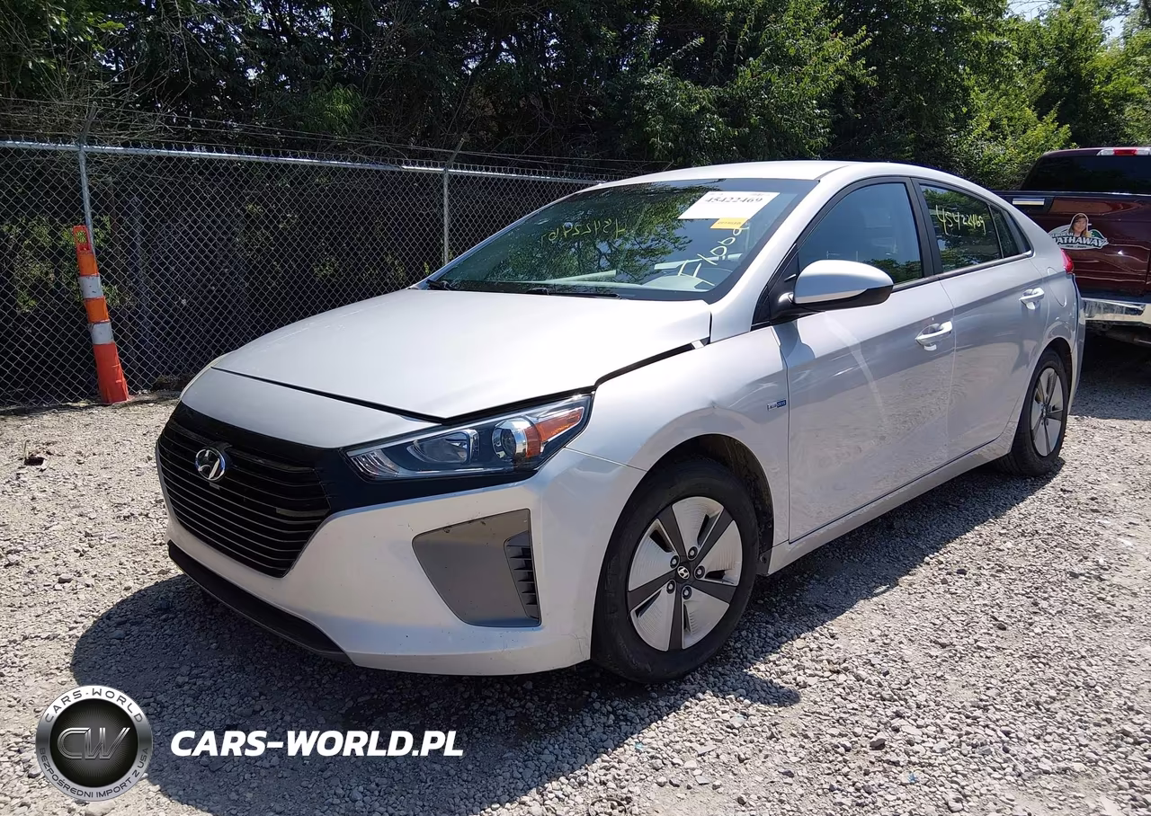 2018 Hyundai Ioniq Hybrid Blue VIN:KMHC65LC1JU060325 - 2