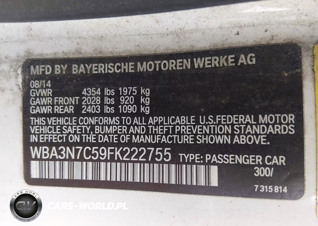 2015 BMW 428I VIN:WBA3N7C59FK222755 - 9