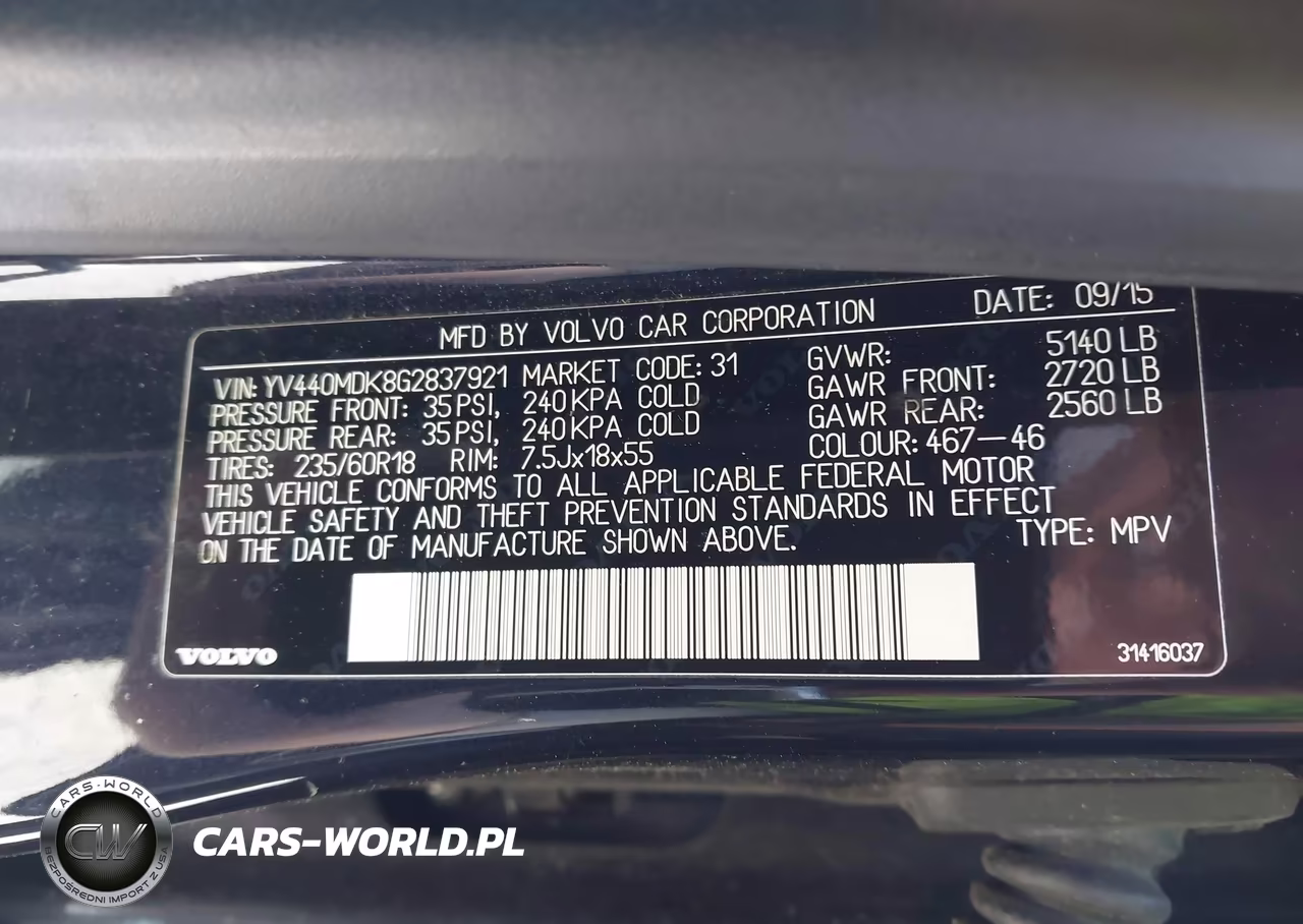 2016 Volvo Xc60 T5 Drive-E Premier VIN:YV440MDK8G2837921 - 9