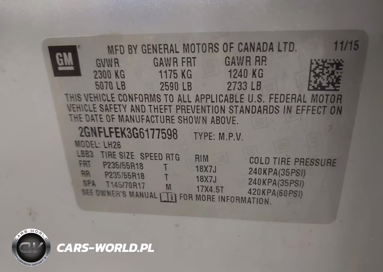 2016 Chevrolet Equinox Lt VIN:2GNFLFEK3G6177598 - 9