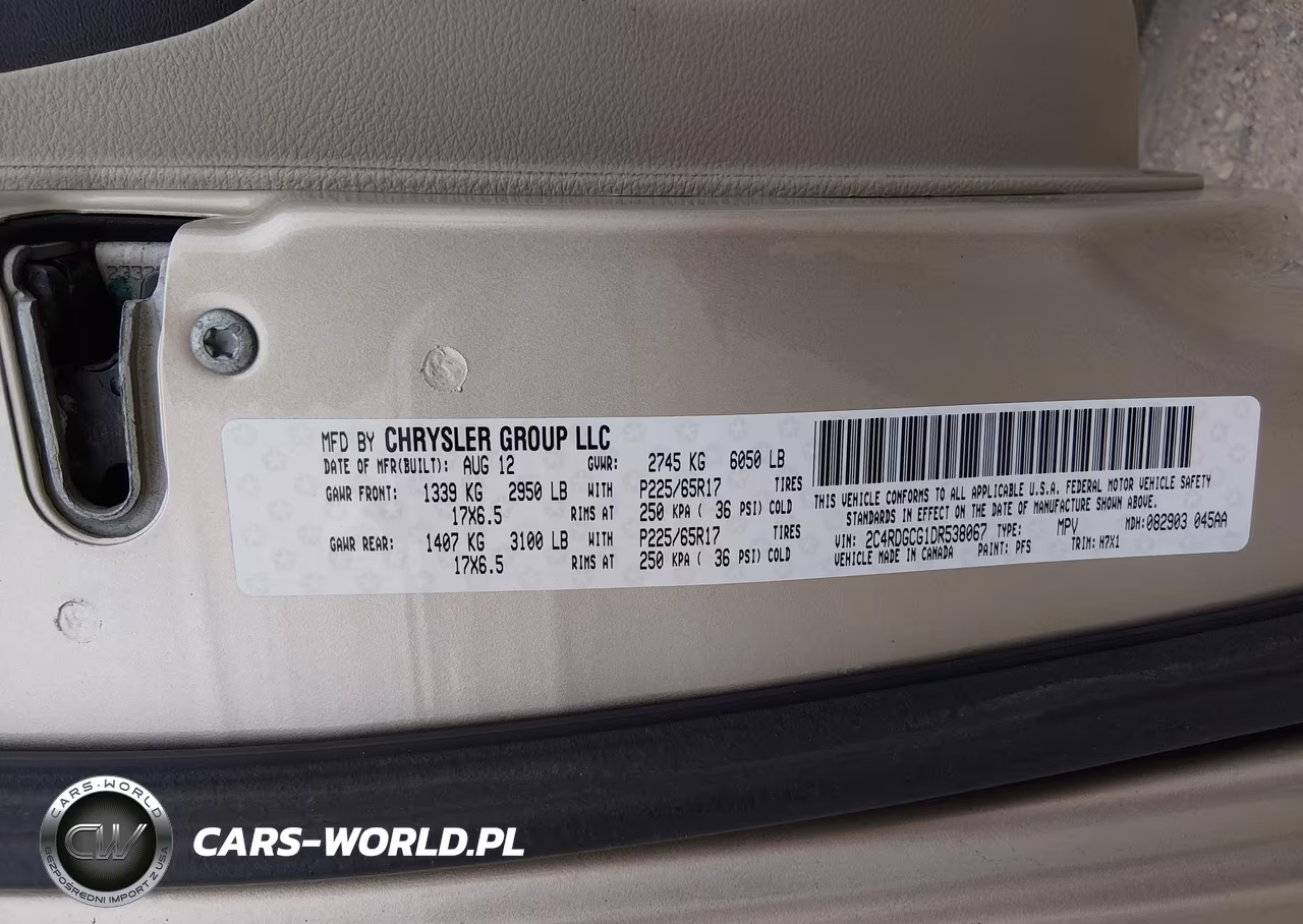 2013 Dodge Grand Caravan Sxt VIN:2C4RDGCG1DR538067 - 9