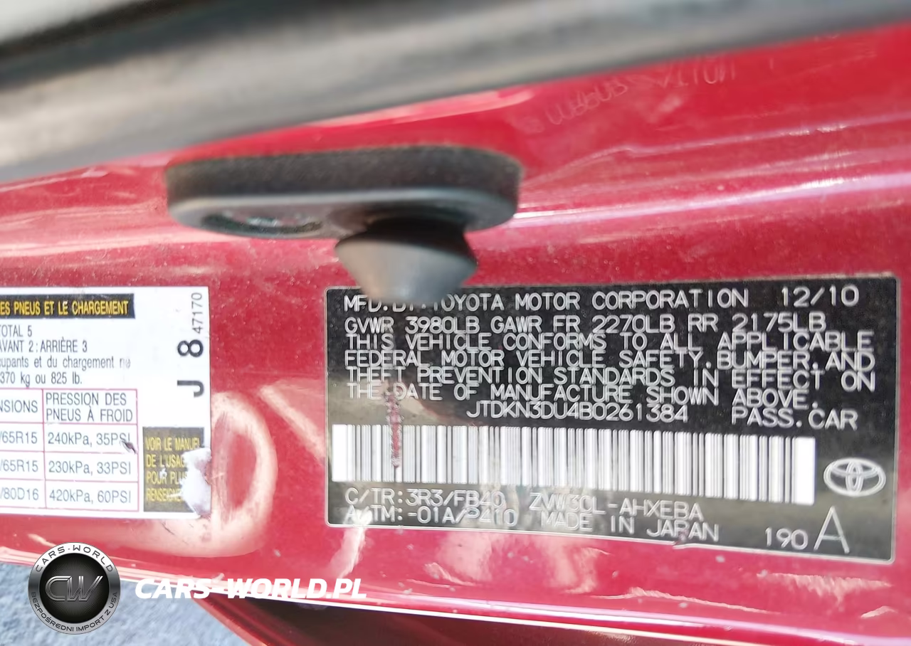 2011 Toyota Prius Three VIN:JTDKN3DU4B0261384 - 9