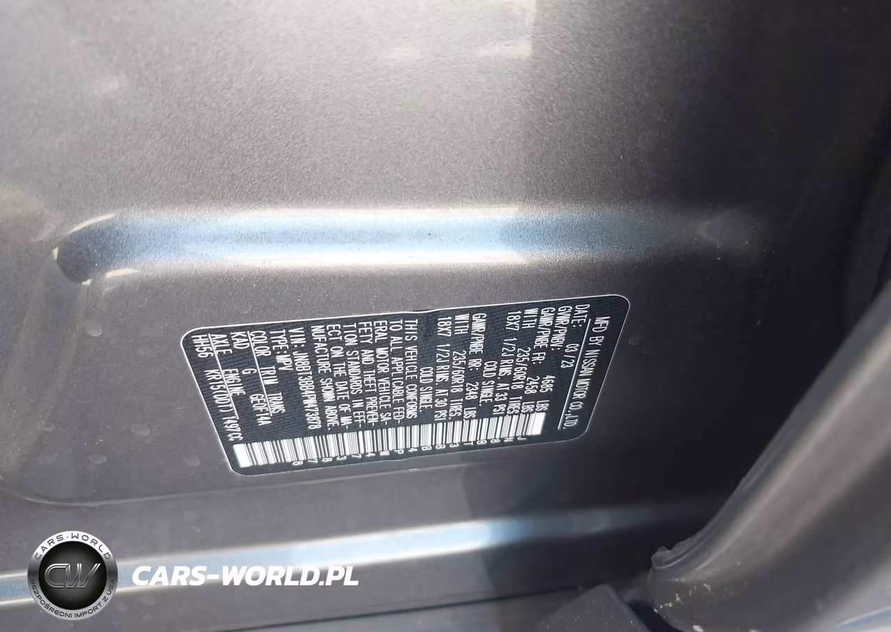 2023 Nissan Rogue Sv Intelligent Awd VIN:JN8BT3BB4PW473878 - 9