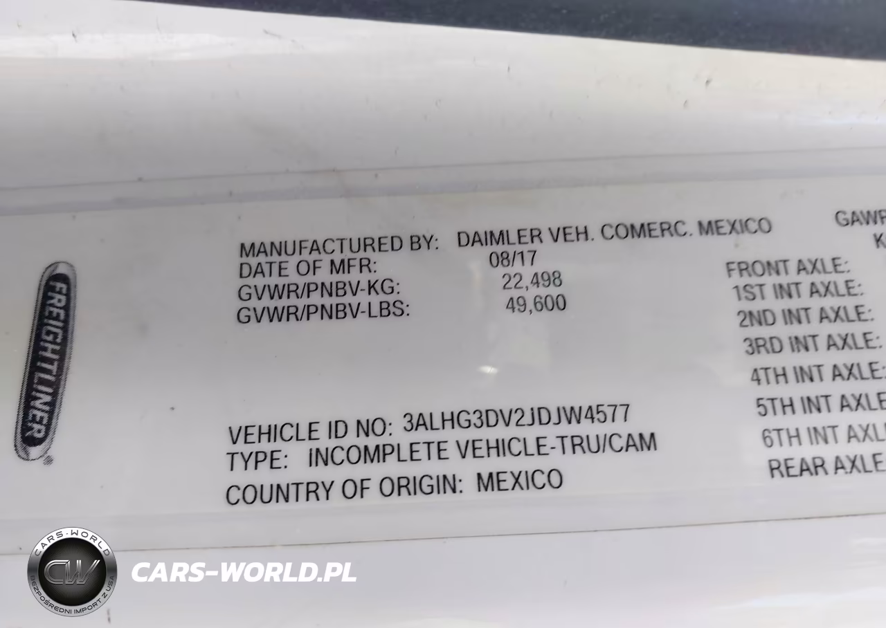 2018 Freightliner 114Sd VIN:3ALHG3DV2JDJW4577 - 9
