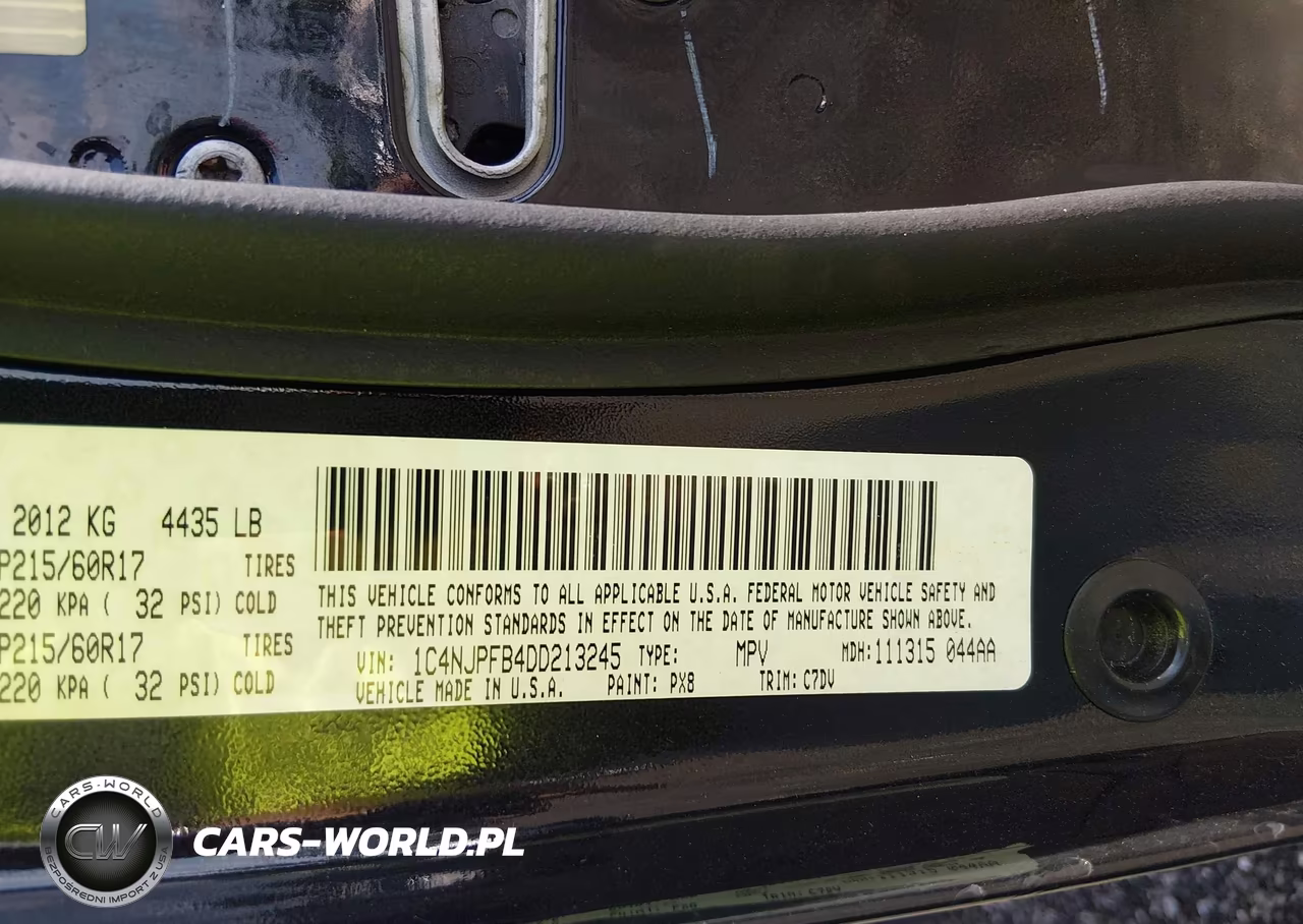2013 Jeep Patriot Latitude VIN:1C4NJPFB4DD213245 - 9
