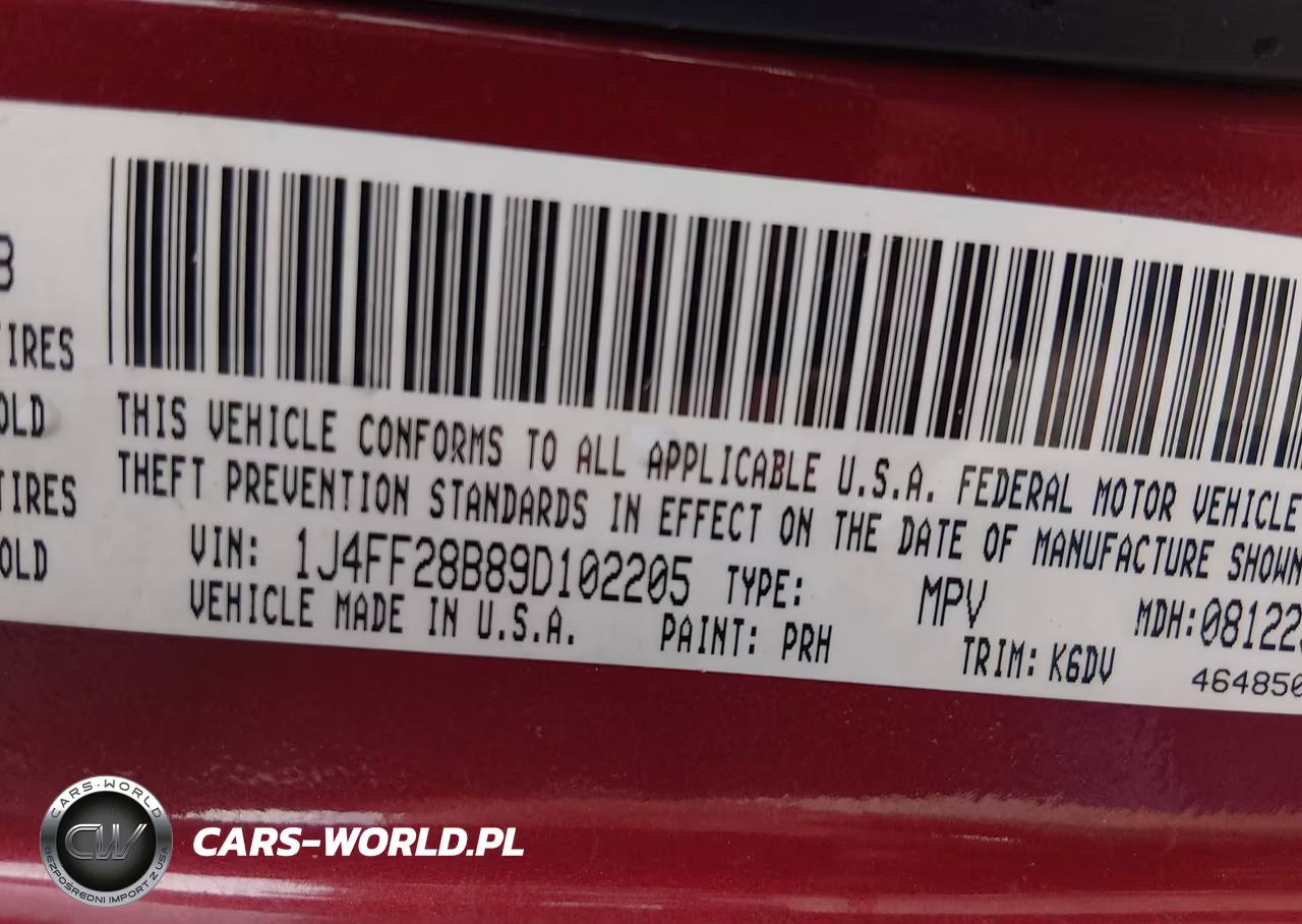 2009 Jeep Patriot Sport VIN:1J4FF28B89D102205 - 9