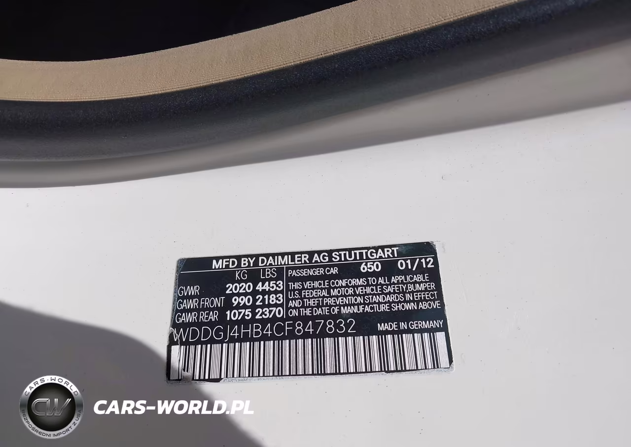 2012 Mercedes-Benz C 250 VIN:WDDGJ4HB4CF847832 - 9
