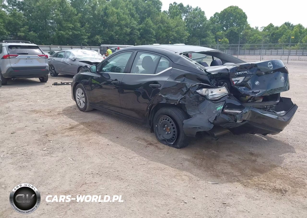 2024 Nissan Sentra S Xtronic Cvt VIN:3N1AB8BV1RY326787 - 3