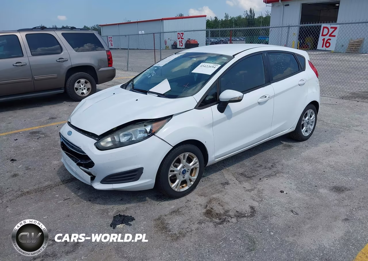 2014 Ford Fiesta Se VIN:3FADP4EJ3EM133982 - 2