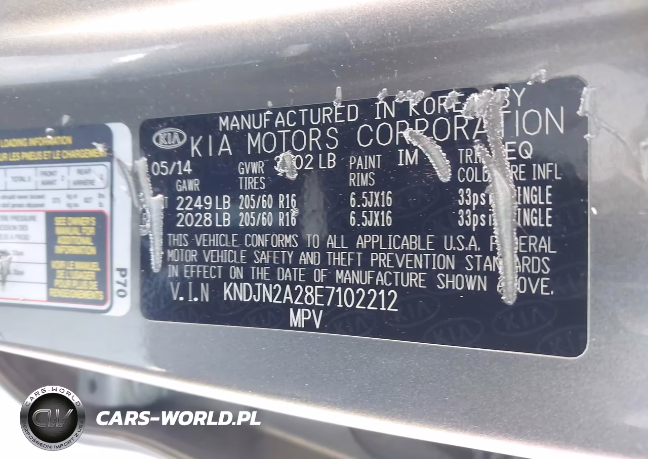 2014 KIA SOUL VIN:KNDJN2A28E7102212 - 9
