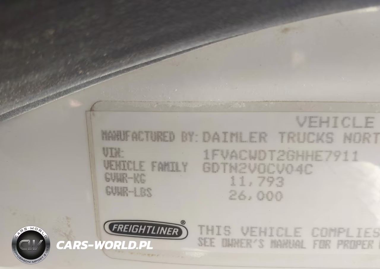 2016 Freightliner M2 106 Medium Duty VIN:1FVACWDT2GHHE7911 - 9