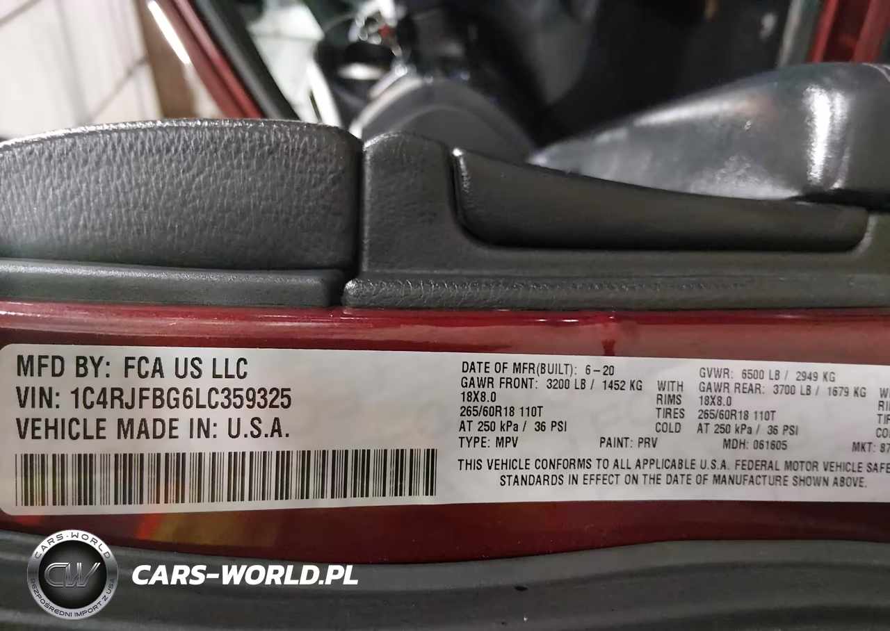 2020 Jeep Grand Cherokee Limited 4X4 VIN:1C4RJFBG6LC359325 - 9