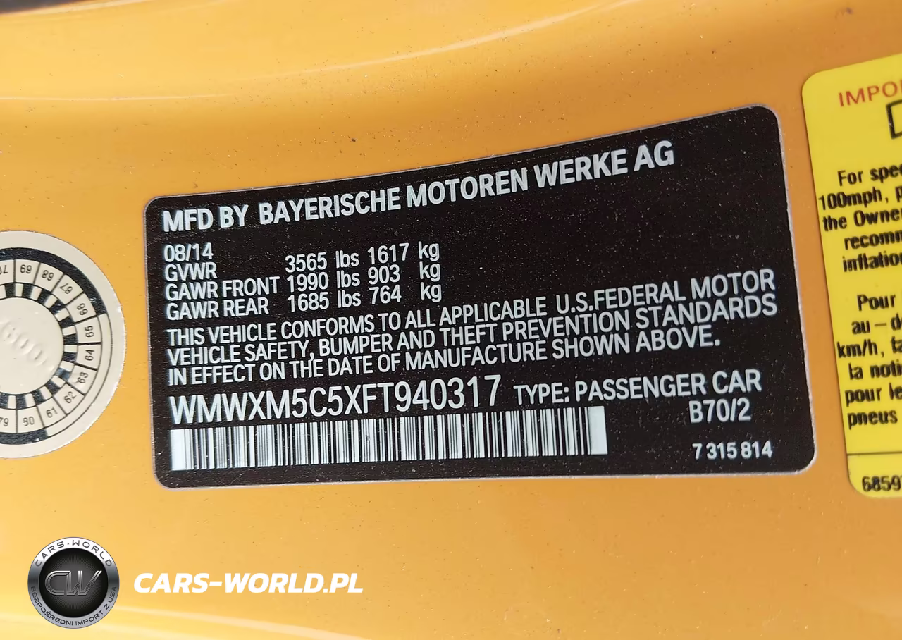 2015 Mini Hardtop Cooper VIN:WMWXM5C5XFT940317 - 9