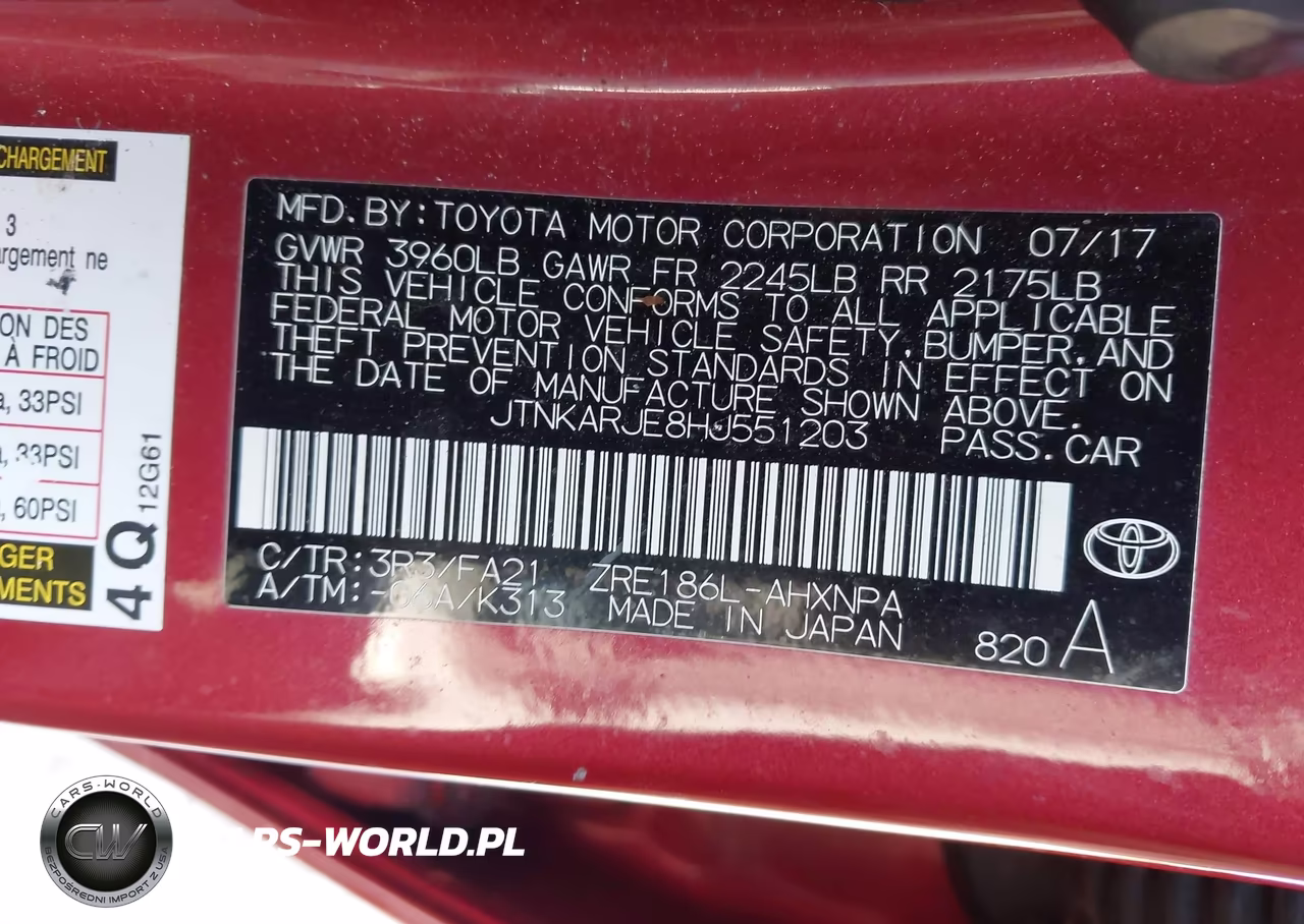 2017 Toyota Corolla Im VIN:JTNKARJE8HJ551203 - 9