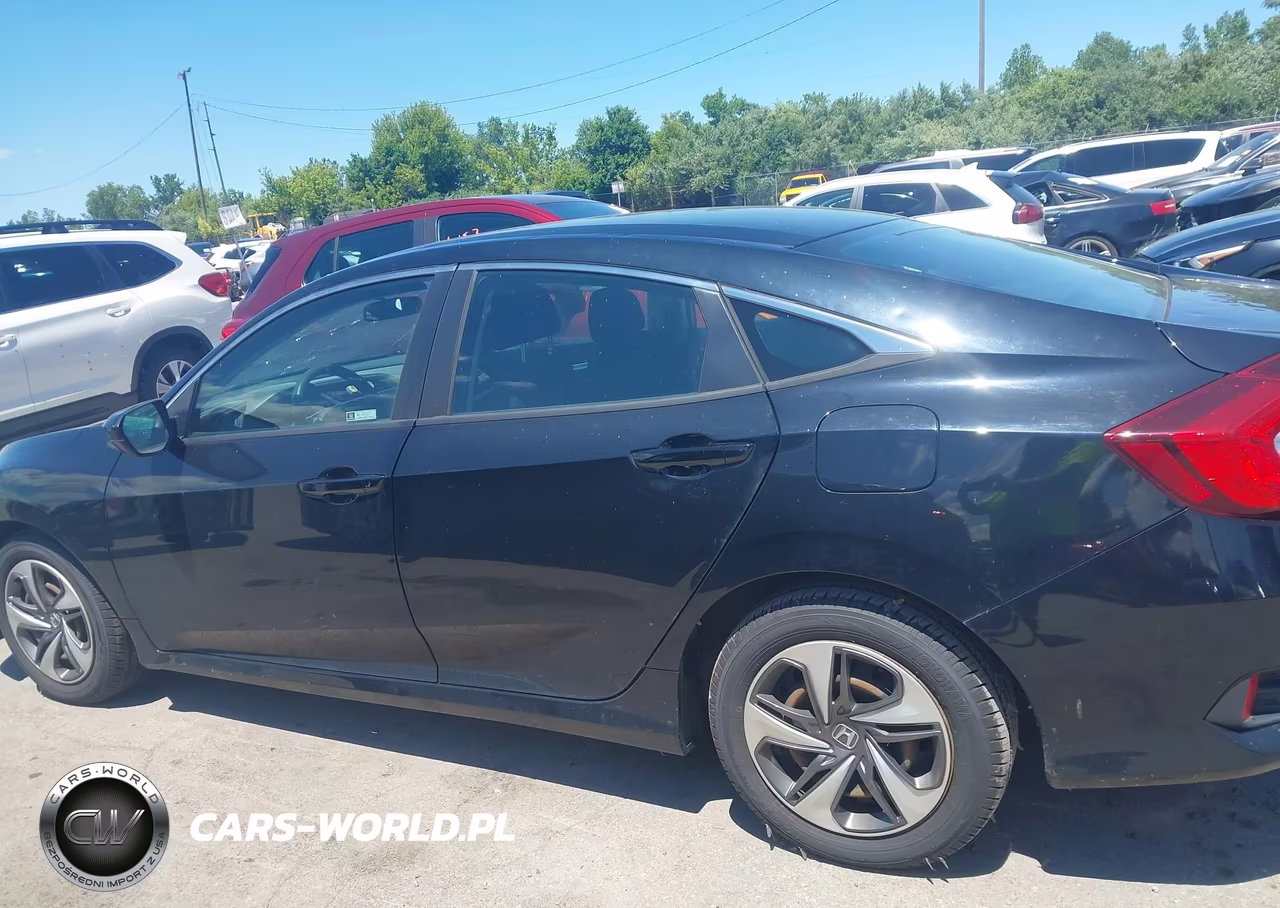 2019 Honda Civic Lx VIN:19XFC2F66KE011846 - 14