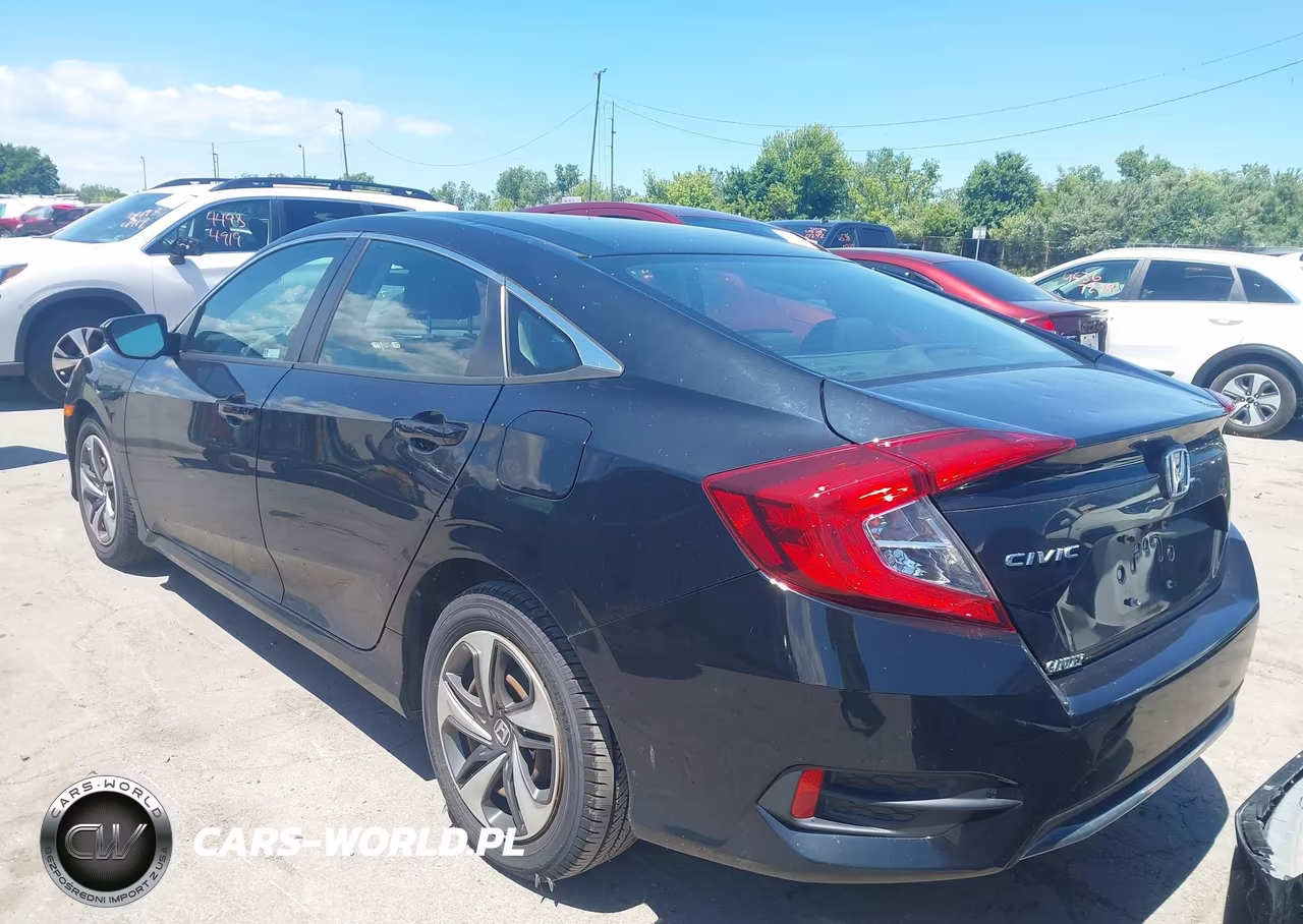 2019 Honda Civic Lx VIN:19XFC2F66KE011846 - 3