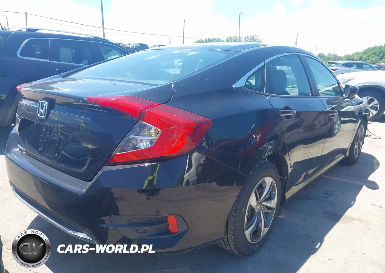 2019 Honda Civic Lx VIN:19XFC2F66KE011846 - 4