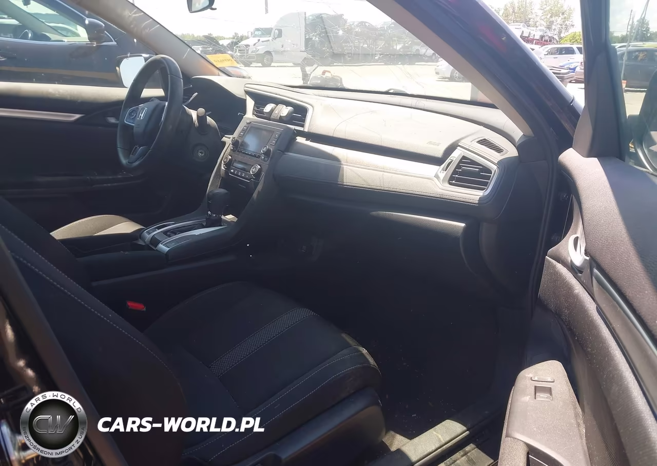 2019 Honda Civic Lx VIN:19XFC2F66KE011846 - 5
