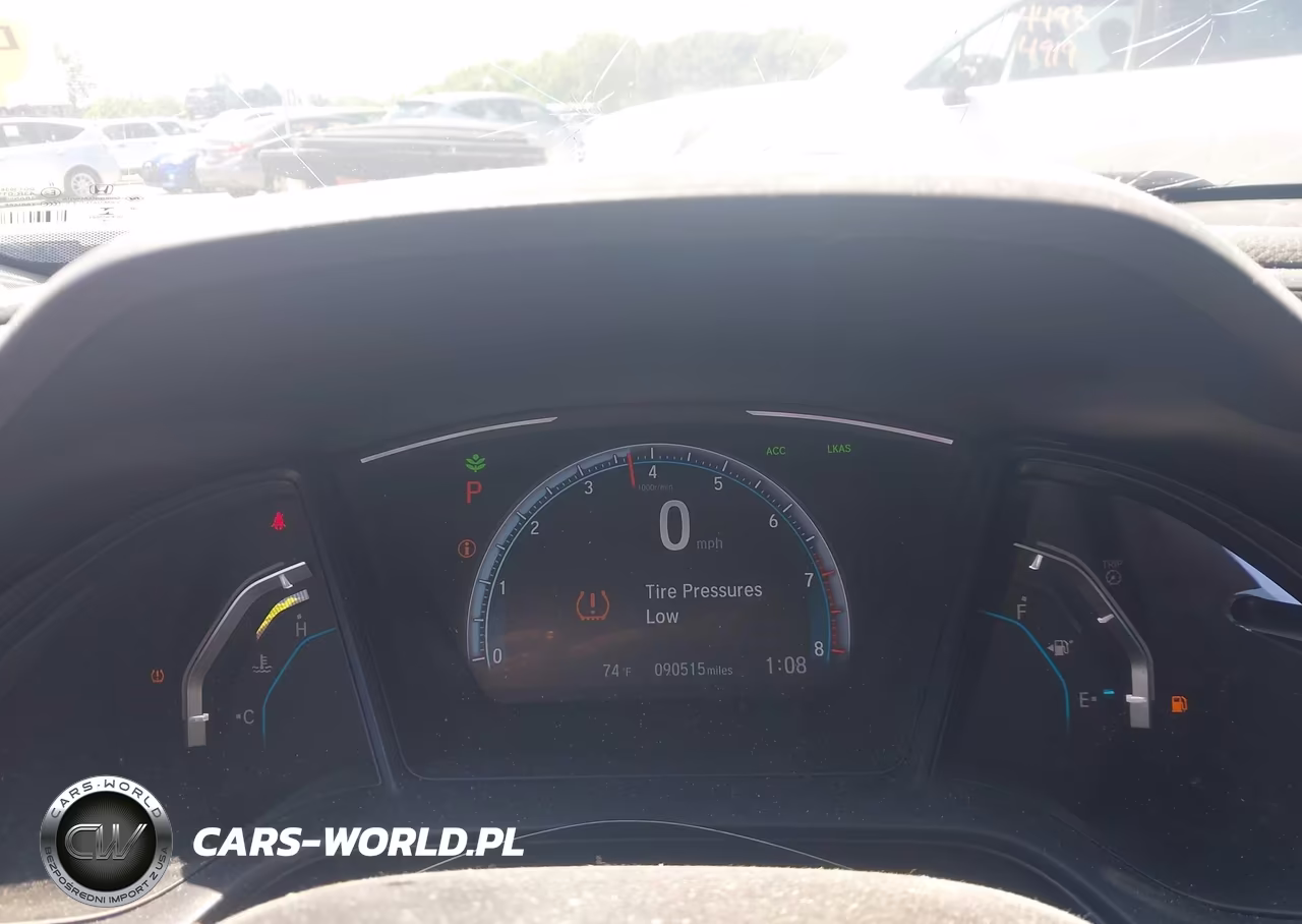 2019 Honda Civic Lx VIN:19XFC2F66KE011846 - 7