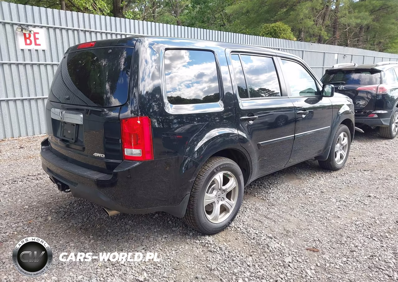 2013 Honda Pilot Ex-L VIN:5FNYF4H54DB027220 - 4