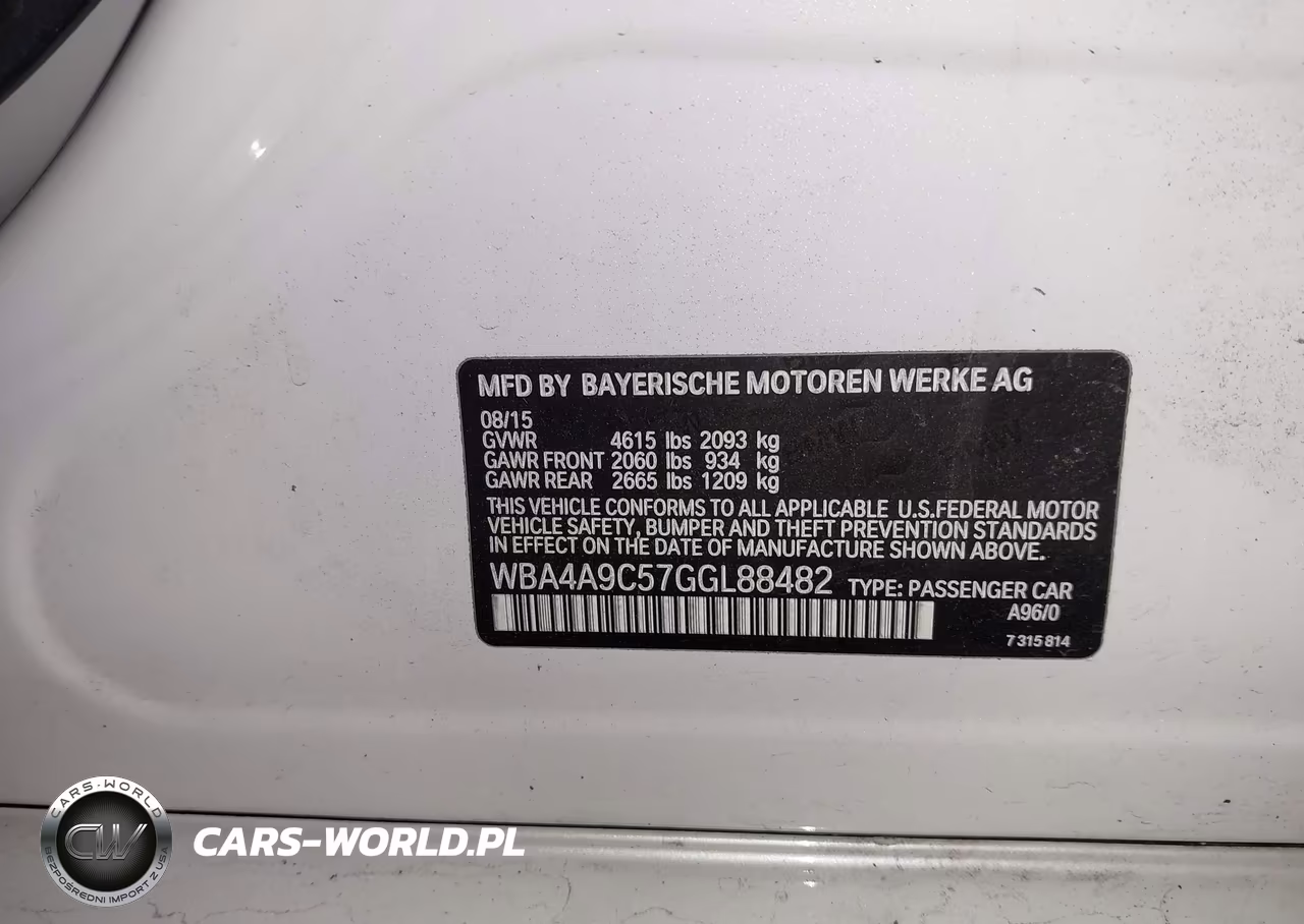 2016 BMW 428I Gran Coupe VIN:WBA4A9C57GGL88482 - 9