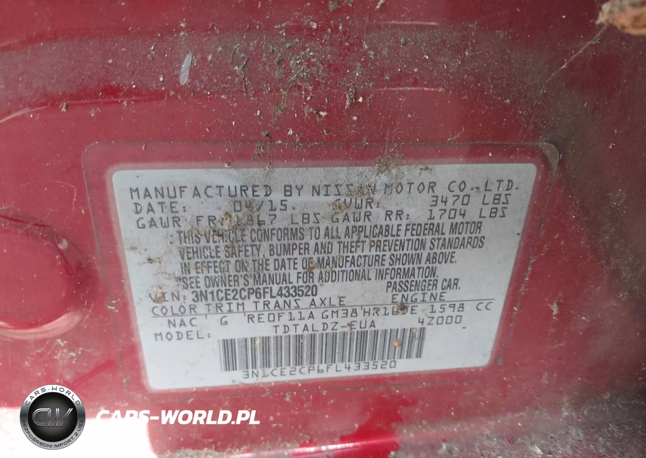 2015 Nissan Versa Note Sv VIN:3N1CE2CP6FL433520 - 9